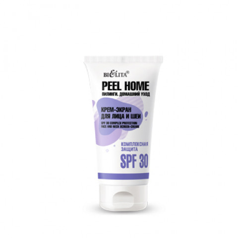 Крем-экран для лица и шеи SPF 30 Белита Peel Home Комплексная защита 30 мл