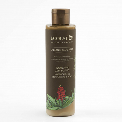 Бальзам для волос Ecolatier Organic Aloe Vera Интенсивное укрепление & Рост 250 мл