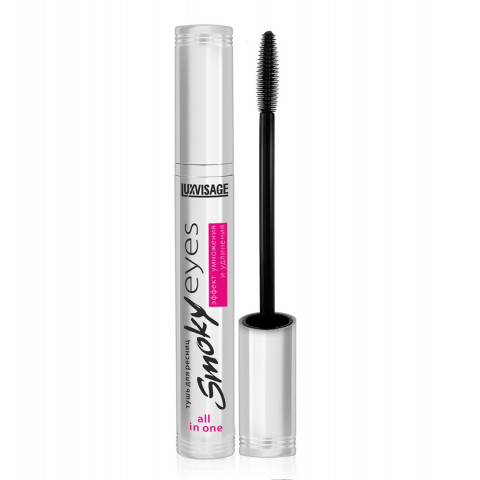 Тушь для ресниц LUX visage Smoky eyes эффект умножения и удлинения, 7г