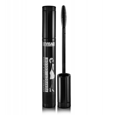 Тушь для ресниц LUX visage Perfect Color EXPRESS объем и длина, 9гр