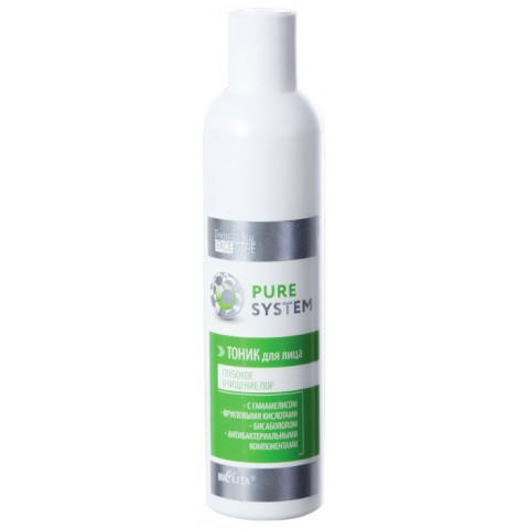 Тоник для лица Белита Professional Face Care Pure System Глубокое очищение пор 250 мл