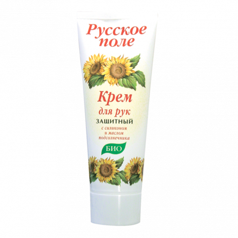 Крем защитный для рук с силиконом и маслом подсолнечника Фратти Русское поле 75 мл