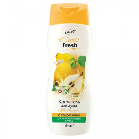 Крем-гель для душа Витекс EXOTIC FRESH JUISE АЙВА и ВАНИЛЬ 500 мл