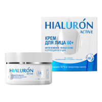 Крем для лица 60+ Белкосмекс Hialuron Active Интенсивное увлажнение укрепление кожи 48 г Крем для лица 60+ Белкосмекс Hialuron Active Интенсивное увлажнение укрепление кожи 48 г