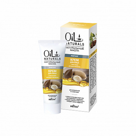 Крем для лица для нормальной и сухой кожи Белита Oil Naturals лифтинг с маслами Арганы и жожоба 50 мл Крем для лица для нормальной и сухой кожи Белита Oil Naturals лифтинг с маслами Арганы и жожоба 50 мл